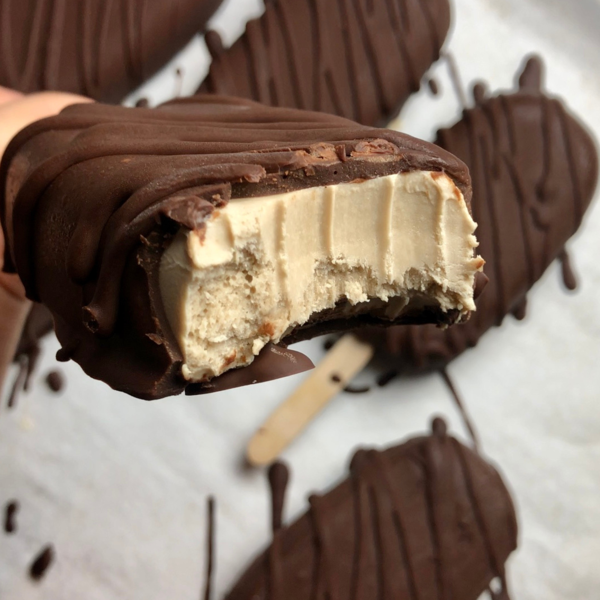 Creamy Coffee Ice Cream Bars