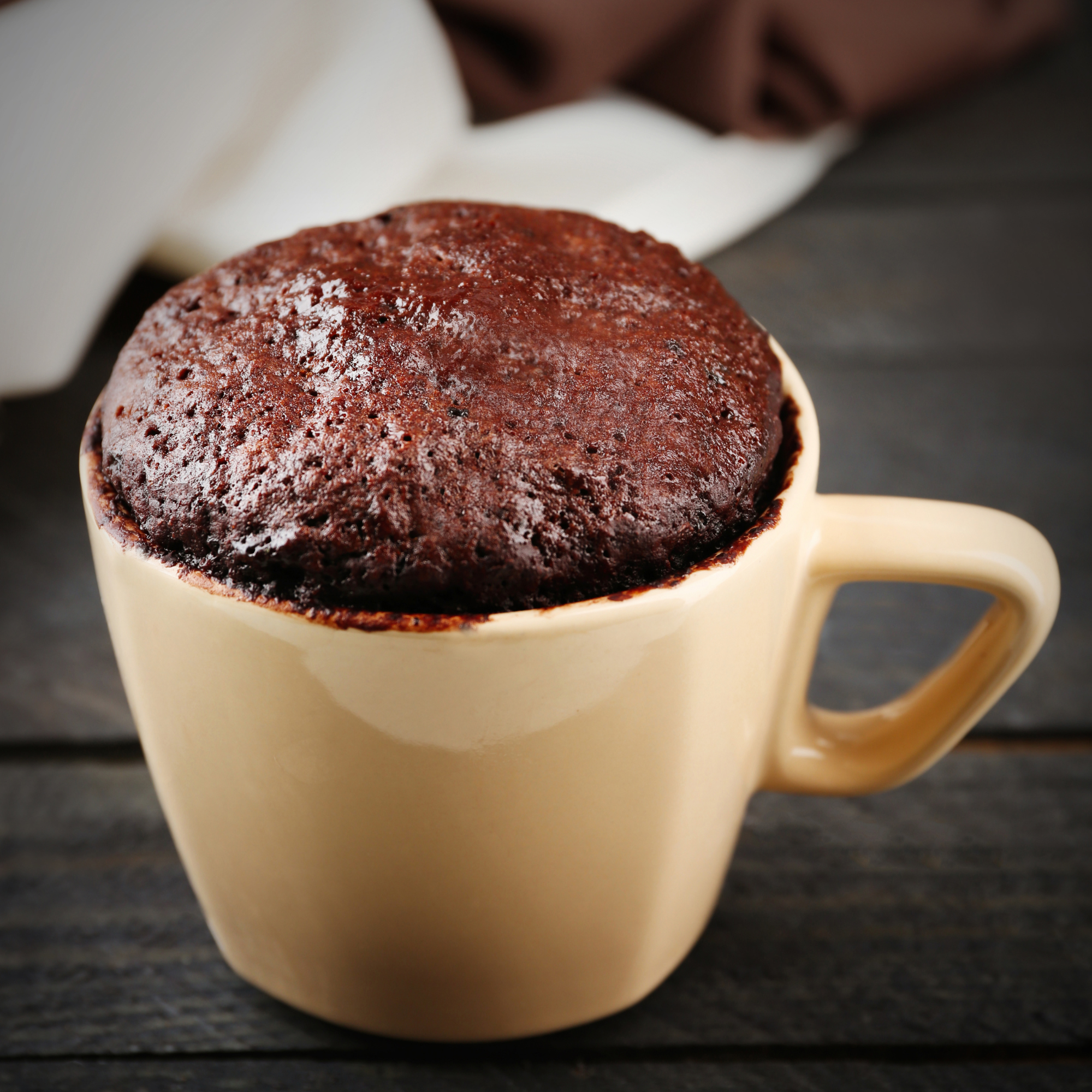 Vegan Chocolate Peanut Butter Mug Cake