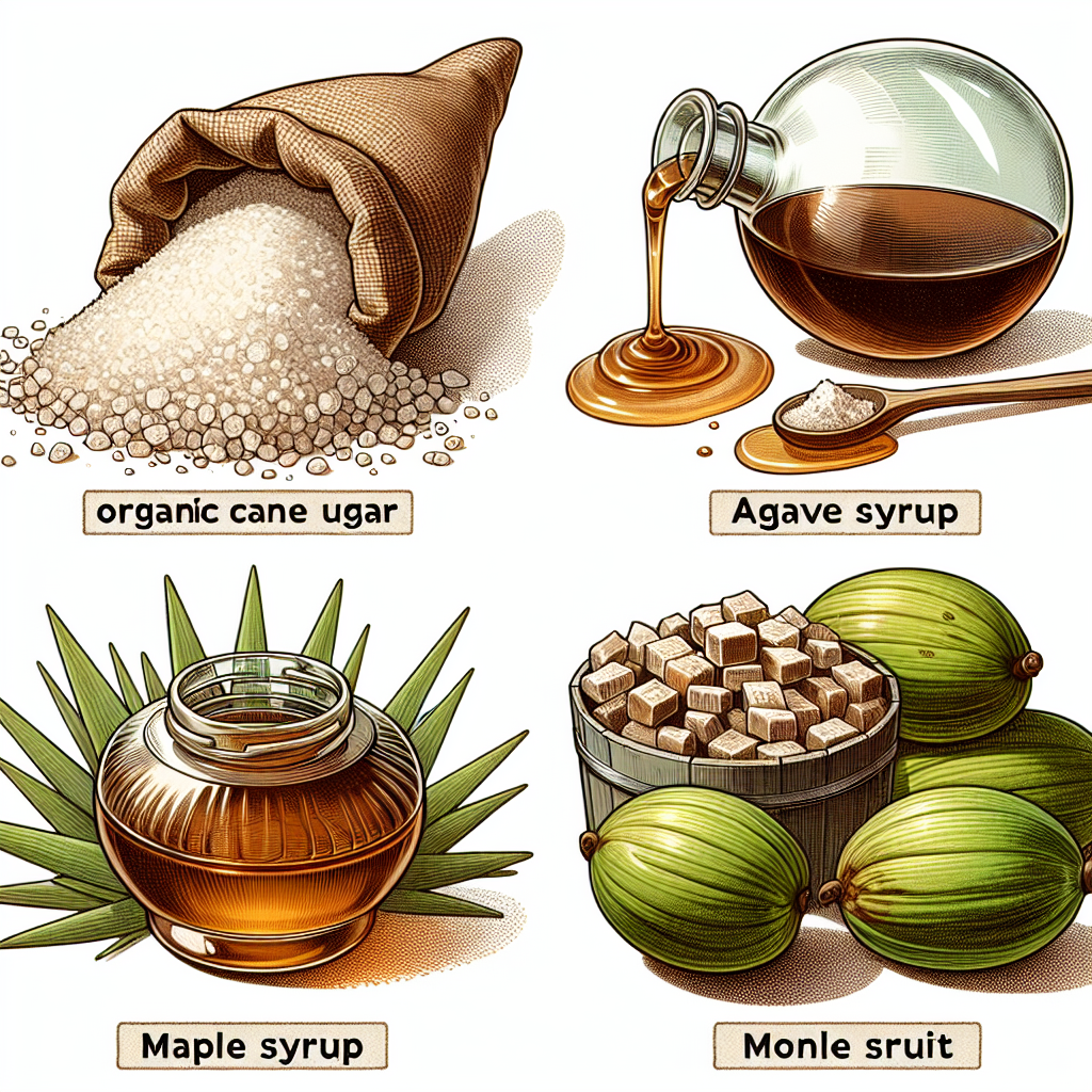 3 Surprising Unhealthy "Healthy" Sweeteners: Organic Cane Sugar, Agave Syrup, Maple Syrup vs. MonkVee Monk Fruit
