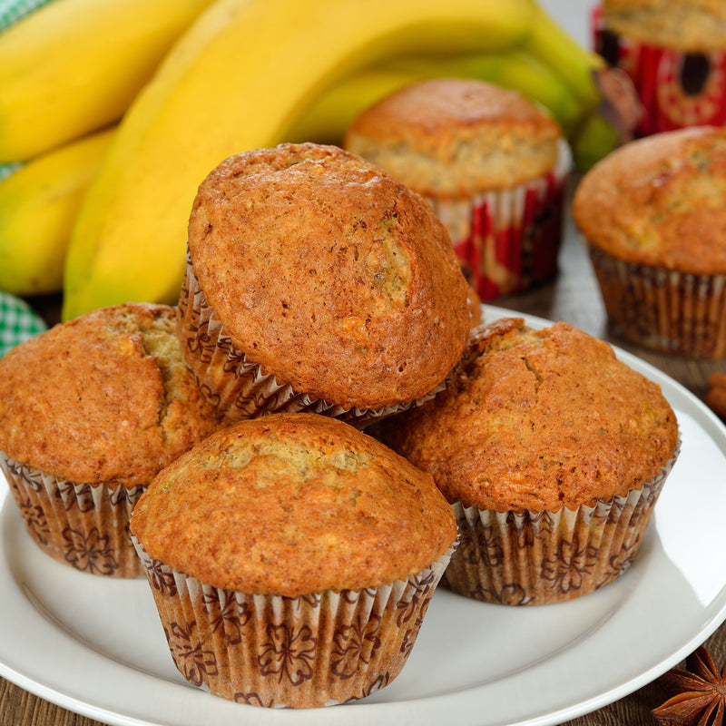 Low Carb Banana Almond Muffins - Zero Added Sugar or Oil and Grain Free