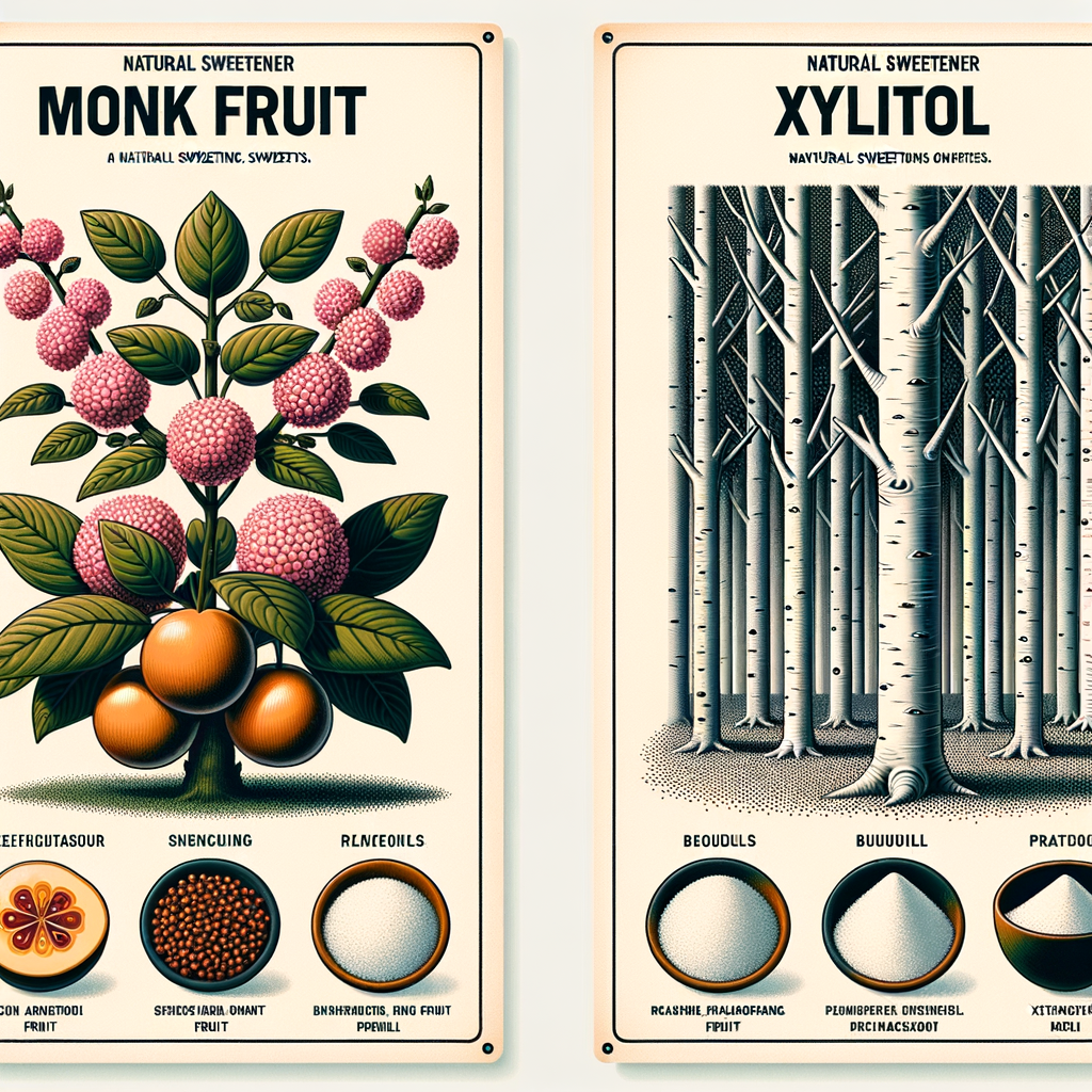 Comparing Monk Fruit and Xylitol: Benefits, Risks, and Differences