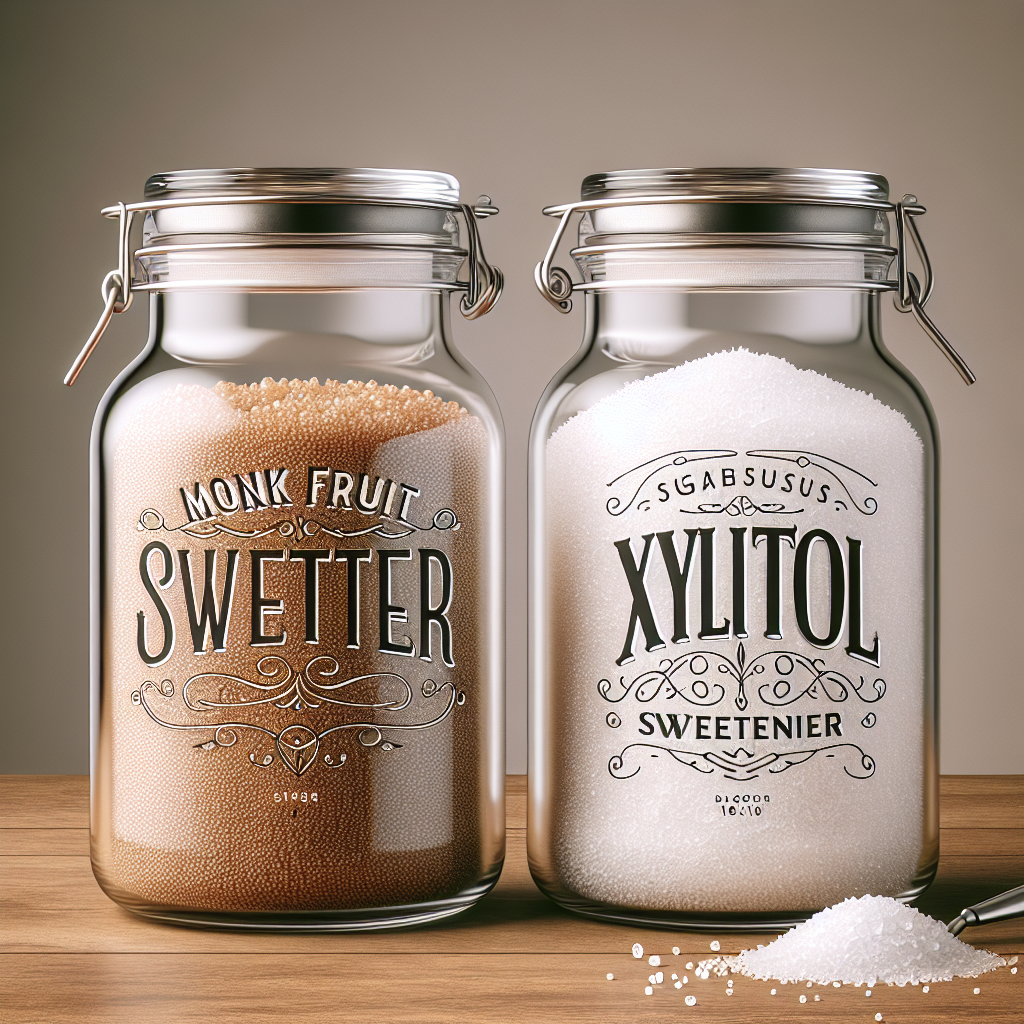 Monk Fruit Sweetener vs Xylitol: A Comprehensive Comparison