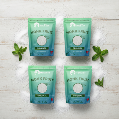Monk Fruit Sweetener - Original, Natural Sugar Substitute | MonkVee