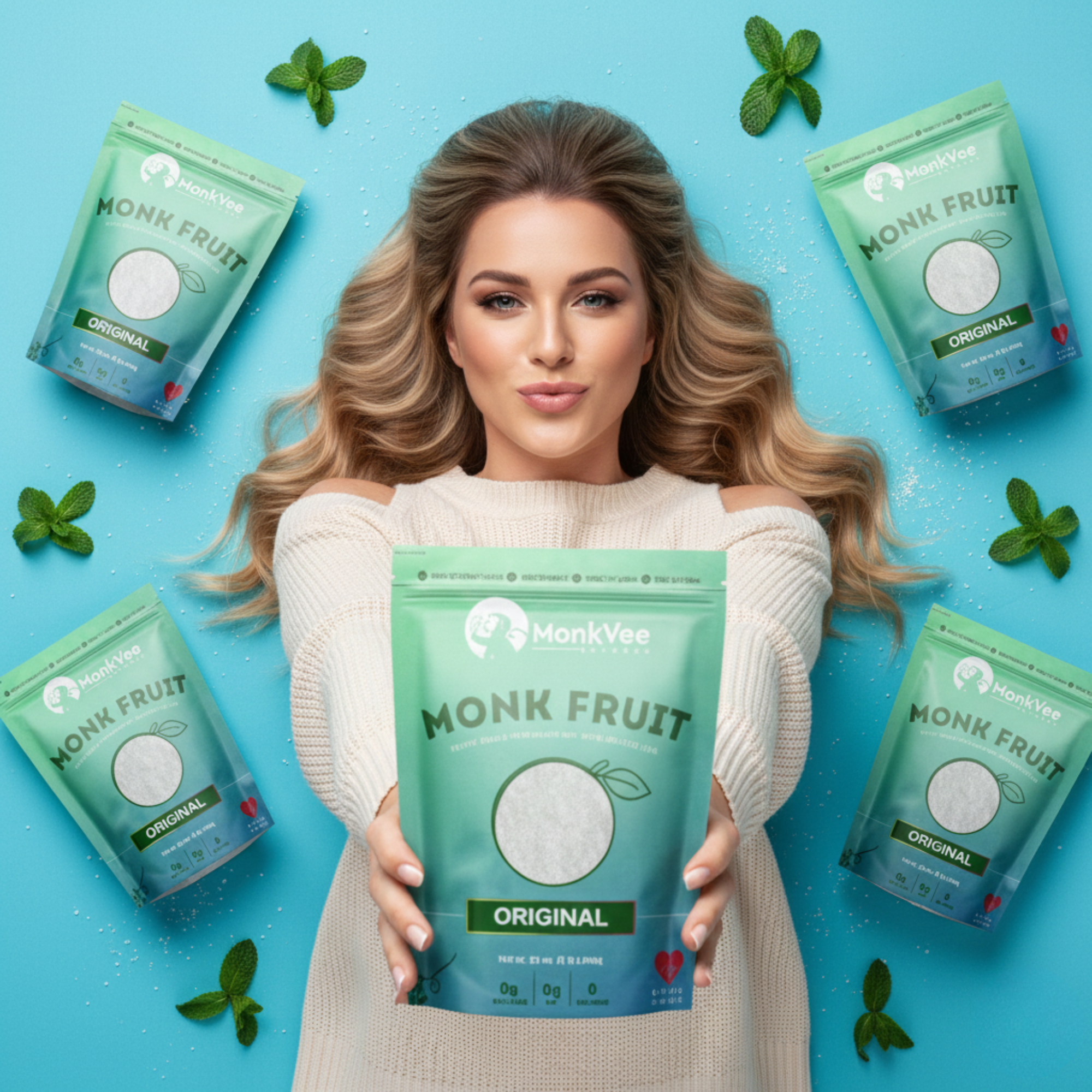 Monk Fruit Sweetener - Original, Natural Sugar Substitute | MonkVee