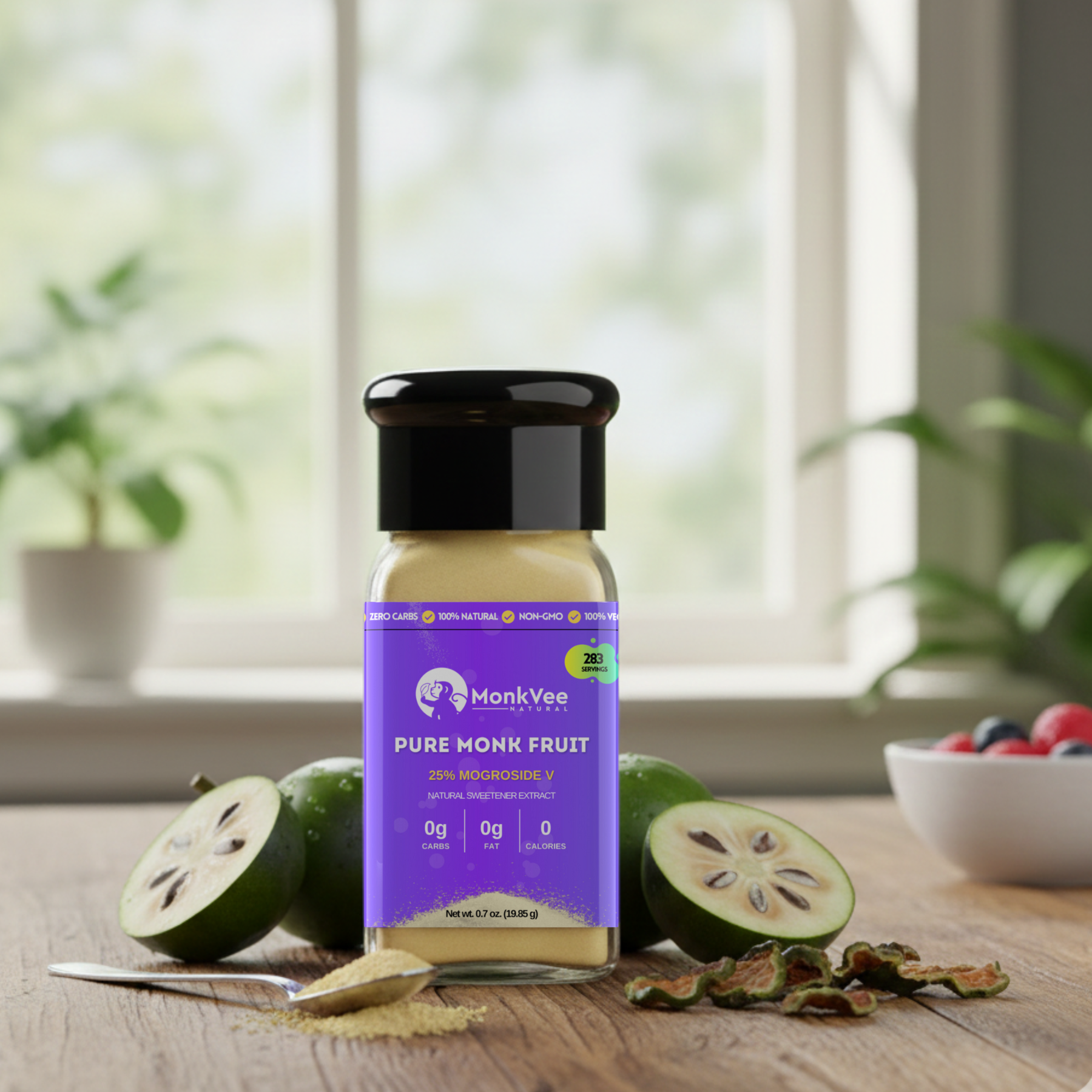 Where to Find Pure Monk Fruit Sweetener Without Erythritol – MonkVee®